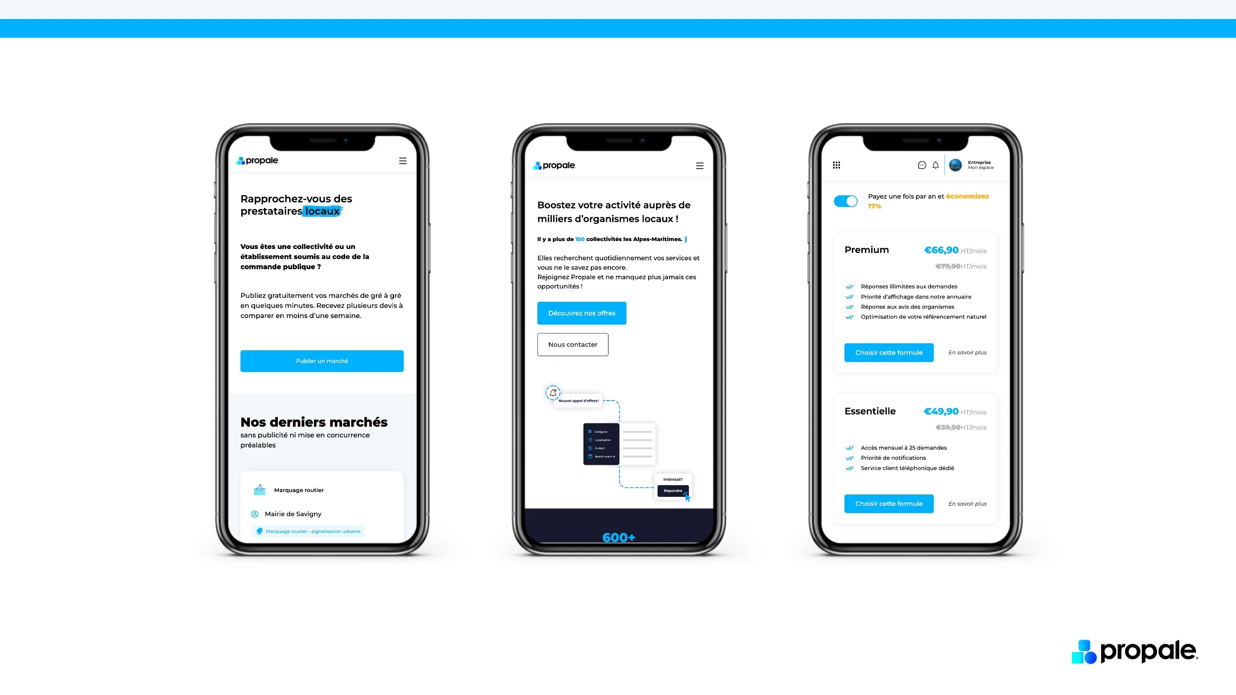 Version mobile de Propale