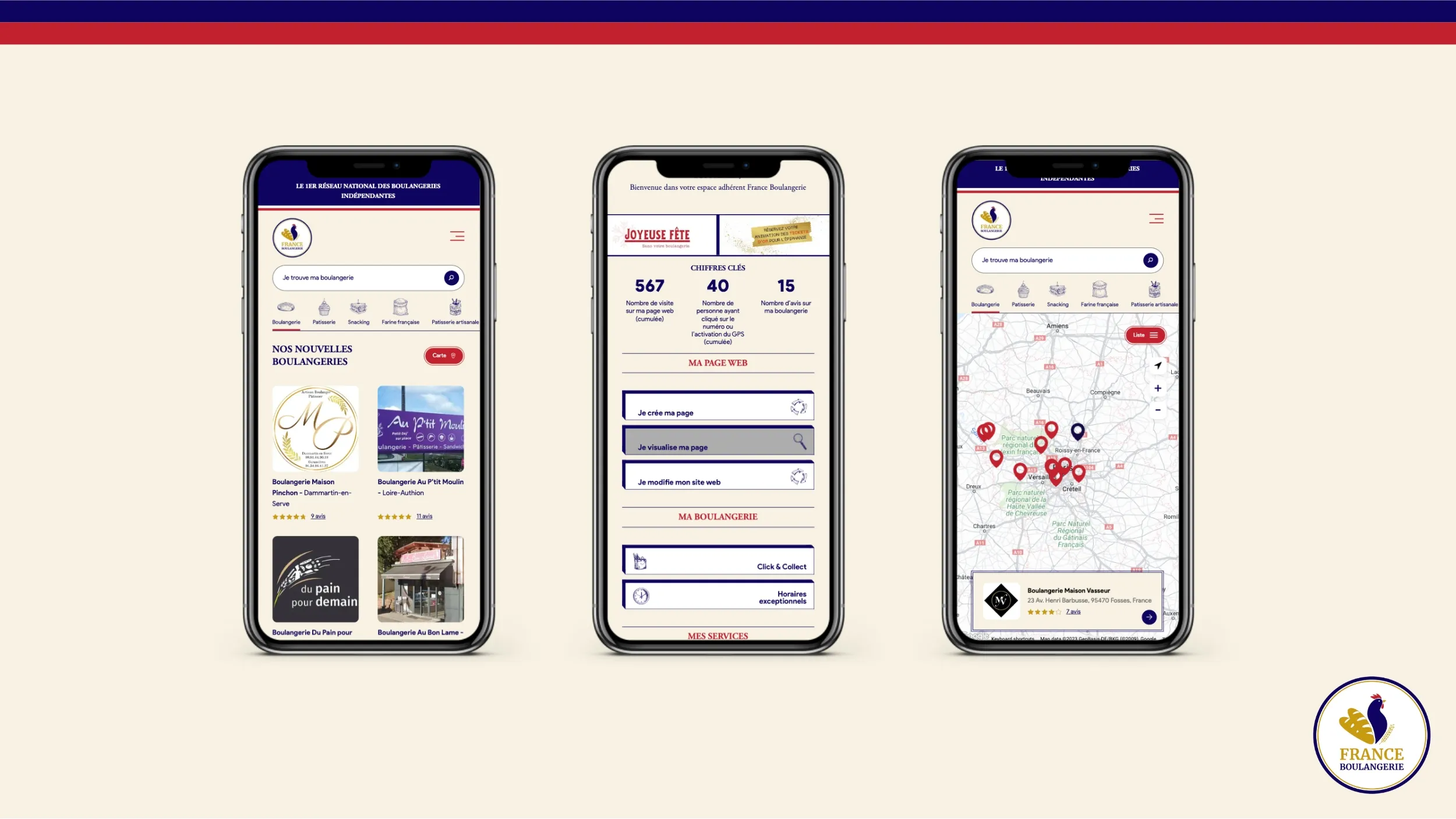 Version mobile de France Boulangerie