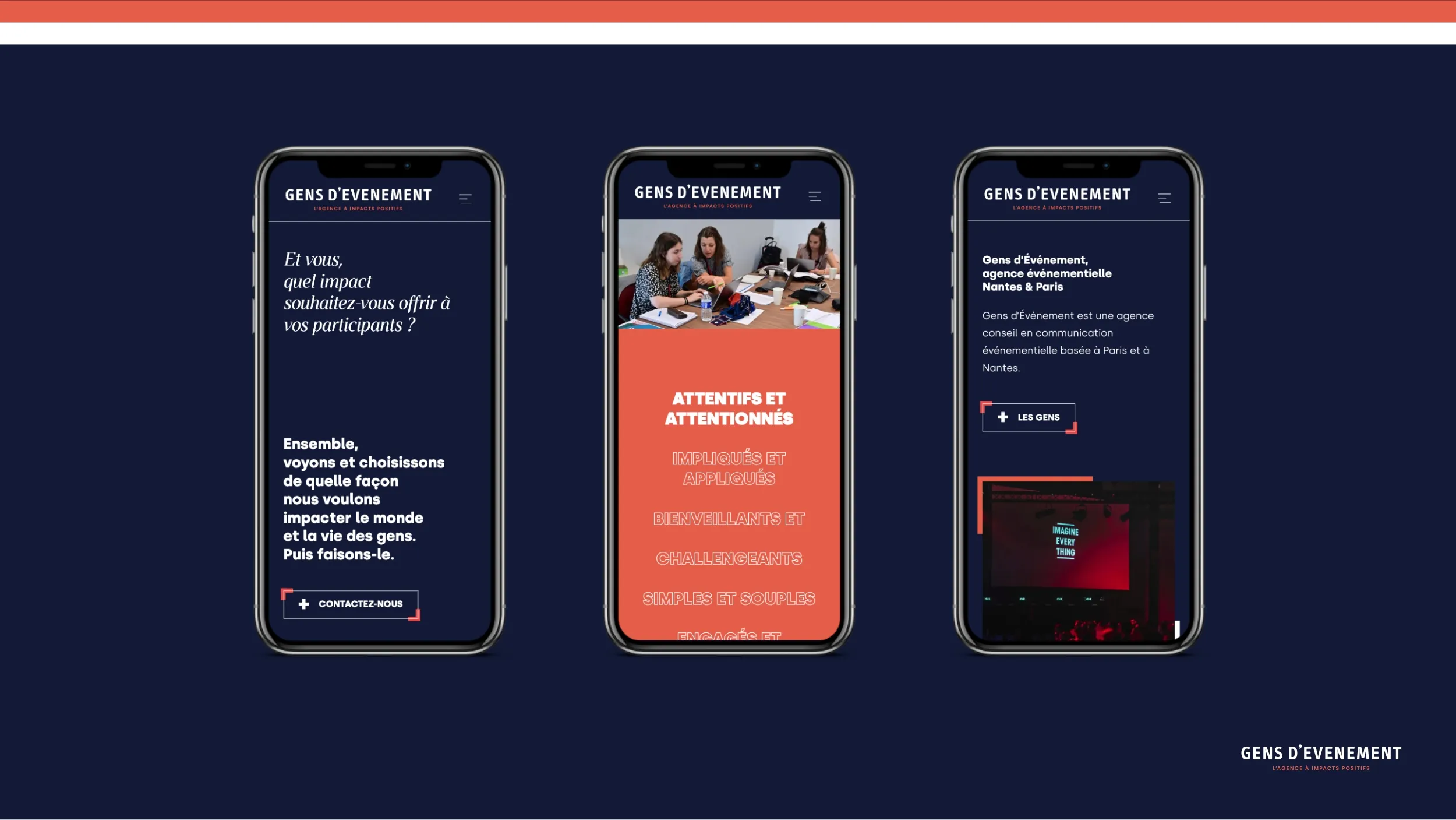 Version mobile de Gens d'événement