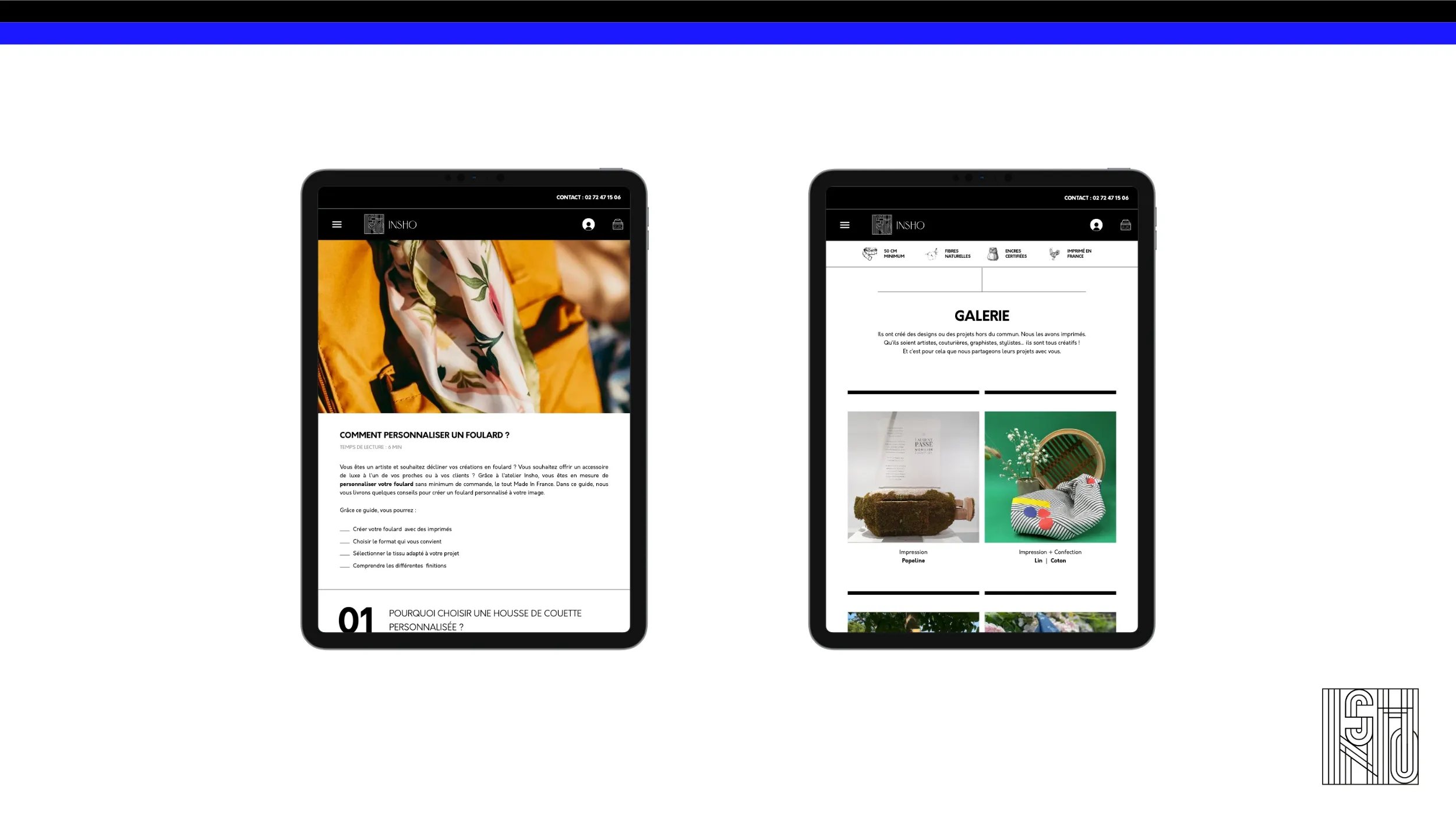 Version tablette de Insho Atelier