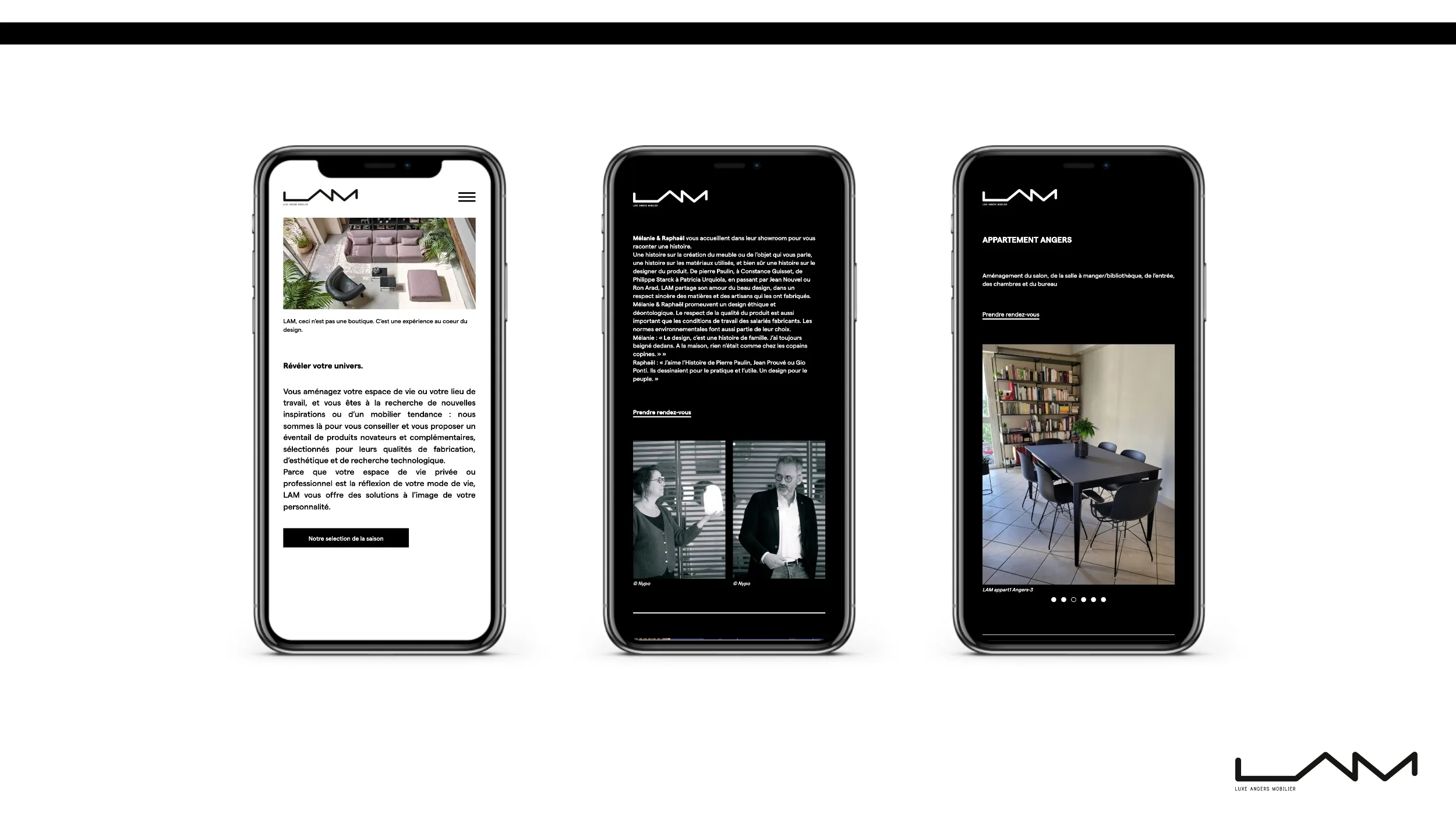 Version mobile de LAM